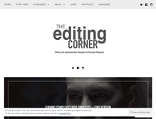 Tablet Screenshot of editingcorner.com